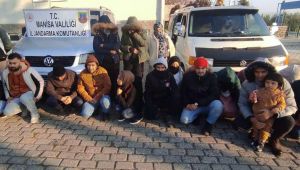 Manisa'da 44 Kaçak Göçmen Yakalandı