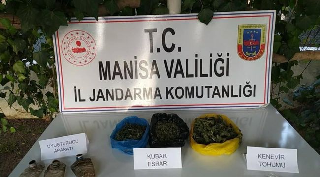 Manisa'da Uyuşturucu Operasyonu