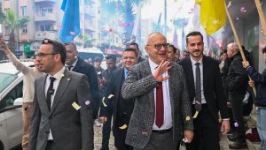 Turgutlu’da Başkan Ergün’e Coşkulu Karşılama