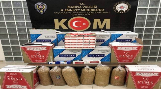 Turgutlu'da Kaçakçılık Operasyonu