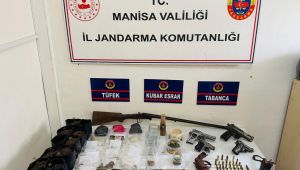 Manisa’da Silah ve Uyuşturucu Operasyonu